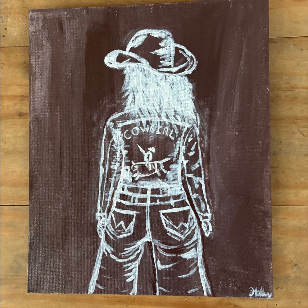 Cowgirl Painting